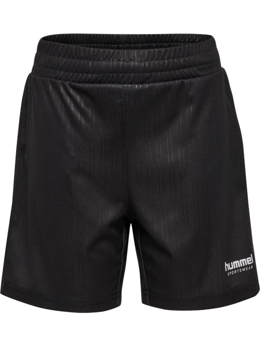 hmlJR LOOSE BALL  JERSEY S/S SET, BLACK, packshot