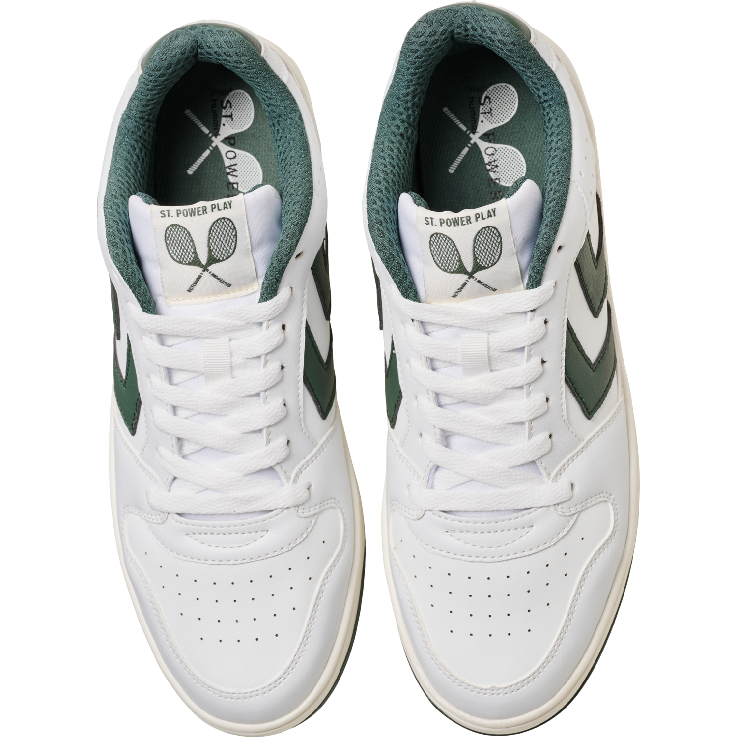 ST. POWER PLAY RT, WHITE/GREEN, packshot