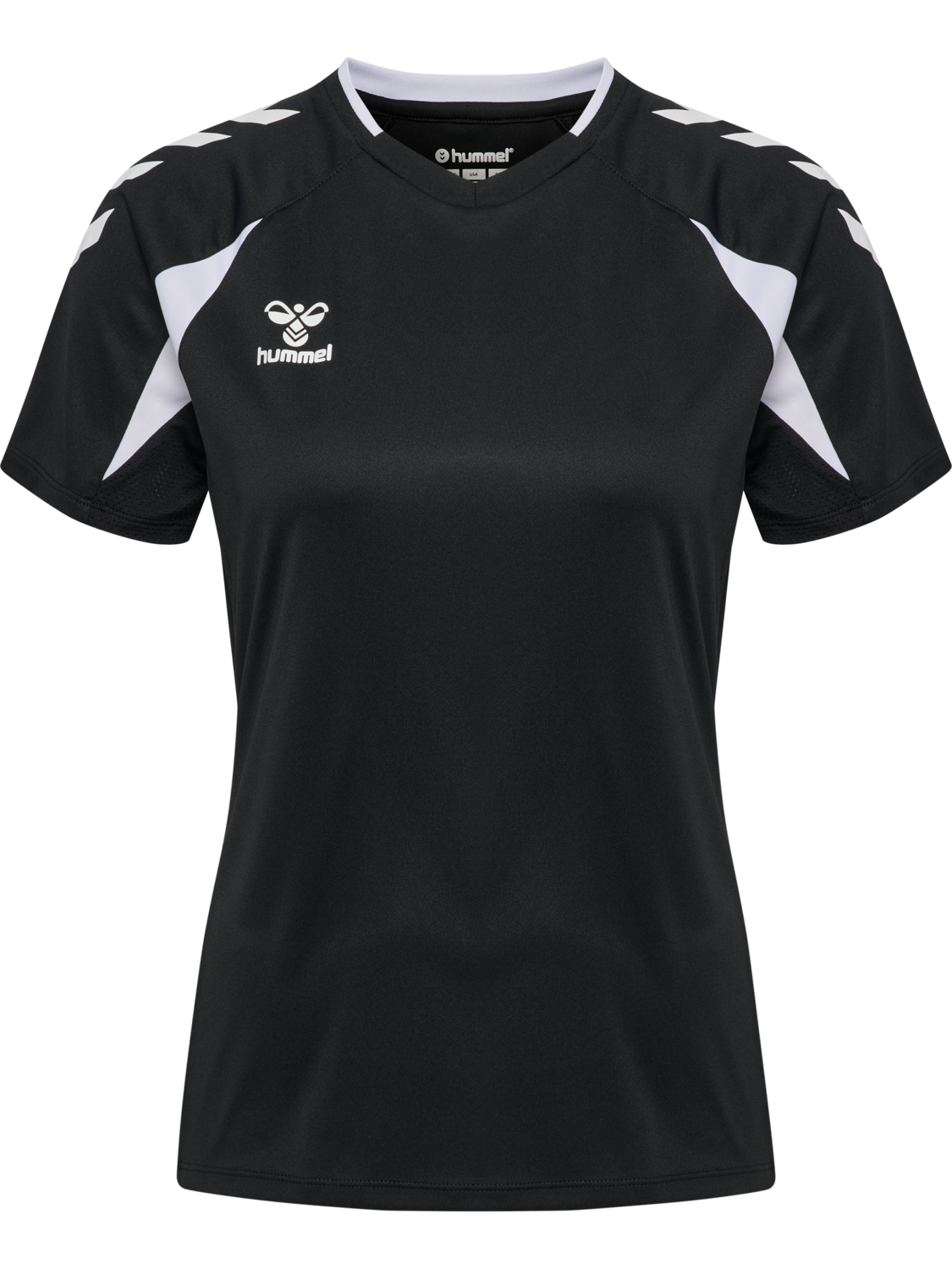 hmlCORE 2.0 JERSEY S/S WOMAN, BLACK/WHITE, packshot