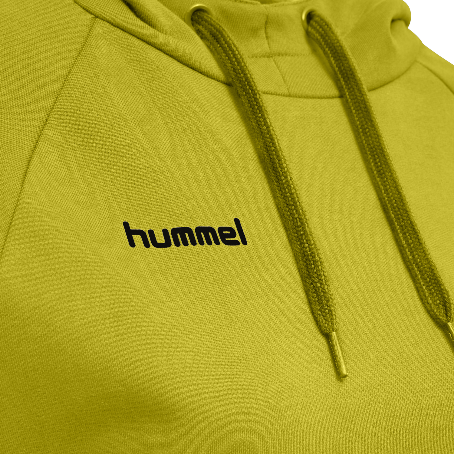 HMLGO COTTON HOODIE WOMAN, BLAZING YELLOW, packshot