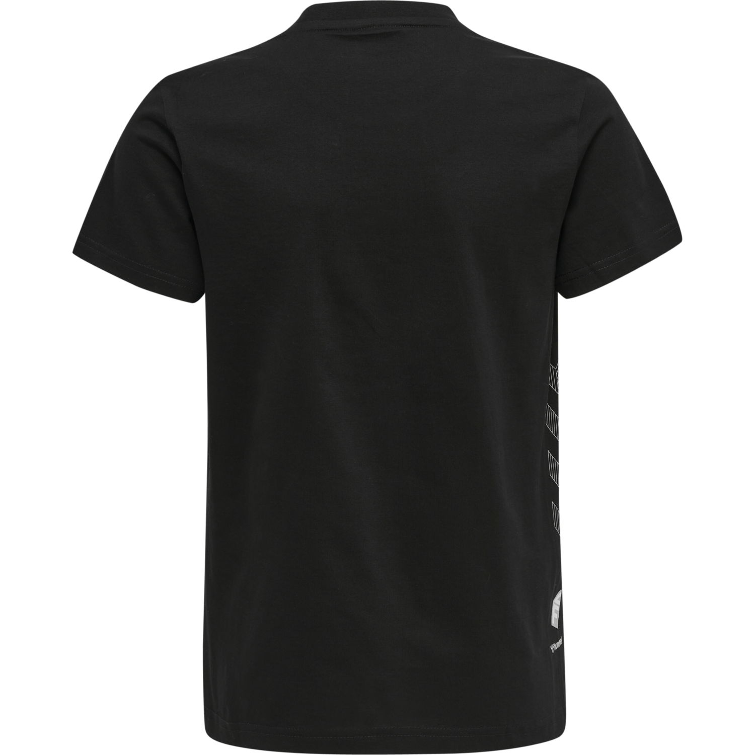 hmlMOVE GRID COTTON T-SHIRT S/S KID, BLACK, packshot