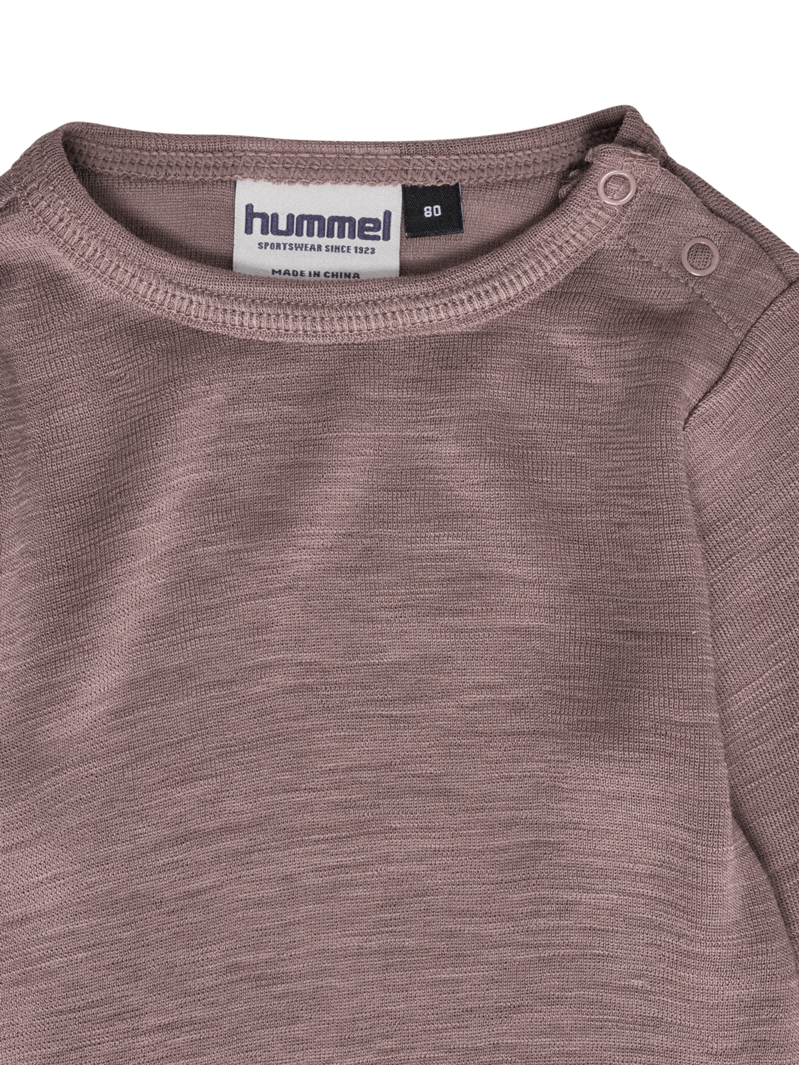 hmlMINI WOOL RIB BODY L/S, TWILIGHT MAUVE, packshot