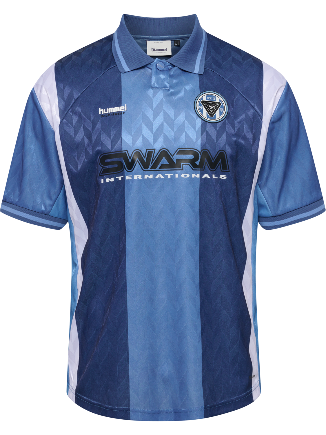 hmlLOOSE SOCCER JERSEY S/S, ESTATE BLUE, packshot