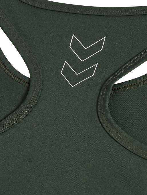hmlTE FUNDAMENTAL SPORTS BRA, CLIMBING IVY, packshot