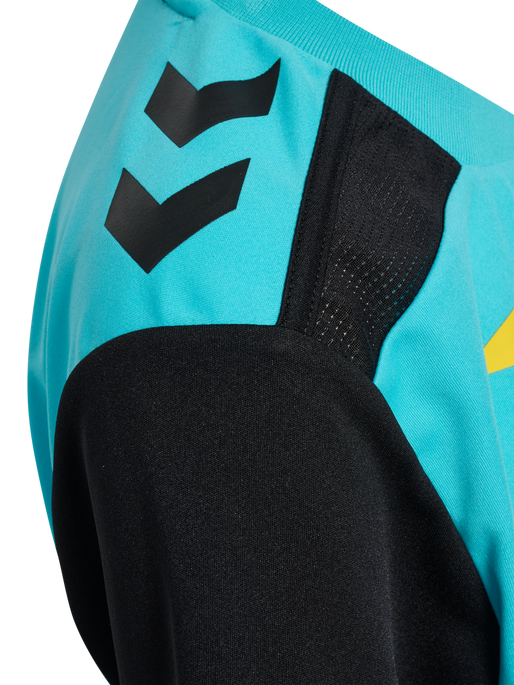 FFHB NEW REFEREE JERSEY S/S WO, SCUBA BLUE WO SPONSOR FFHB NEW REFEREE JERSEY S/S WO, SCUBA BLUE WO SPONSOR, packshot