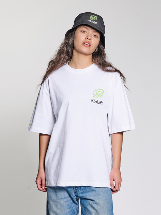 hmlPLADSTILFORSKELLE T-SHIRT S/S, WHITE, model