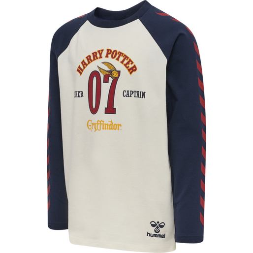 hmlHARRY POTTER BOYS T-SHIRT L/S, MARSHMALLOW hmlHARRY POTTER BOYS T-SHIRT L/S, MARSHMALLOW, packshot