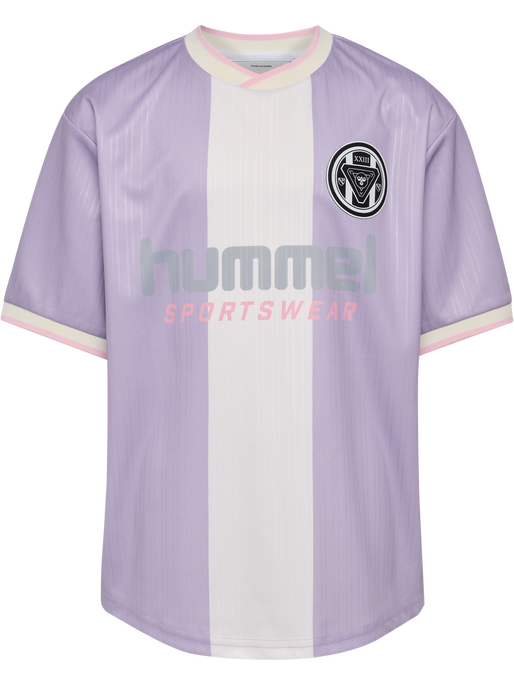 hmlJR LOOSE BALL  JERSEY S/S SET, LAVENDER, packshot