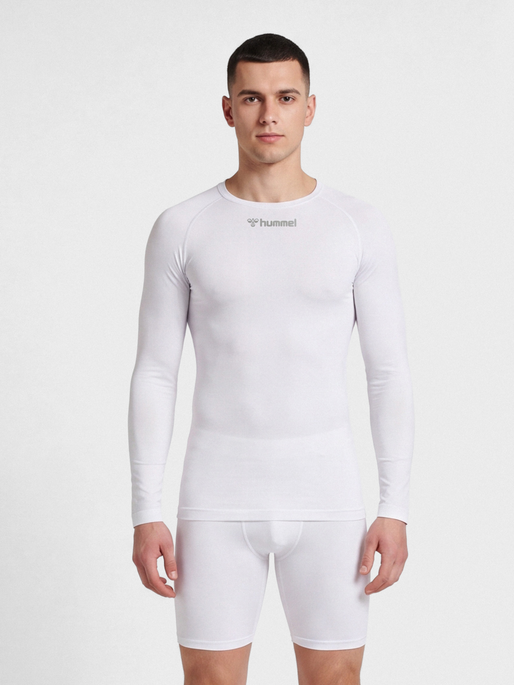 hmlBL COMFORT 2.0 TEE L/S, WHITE, model
