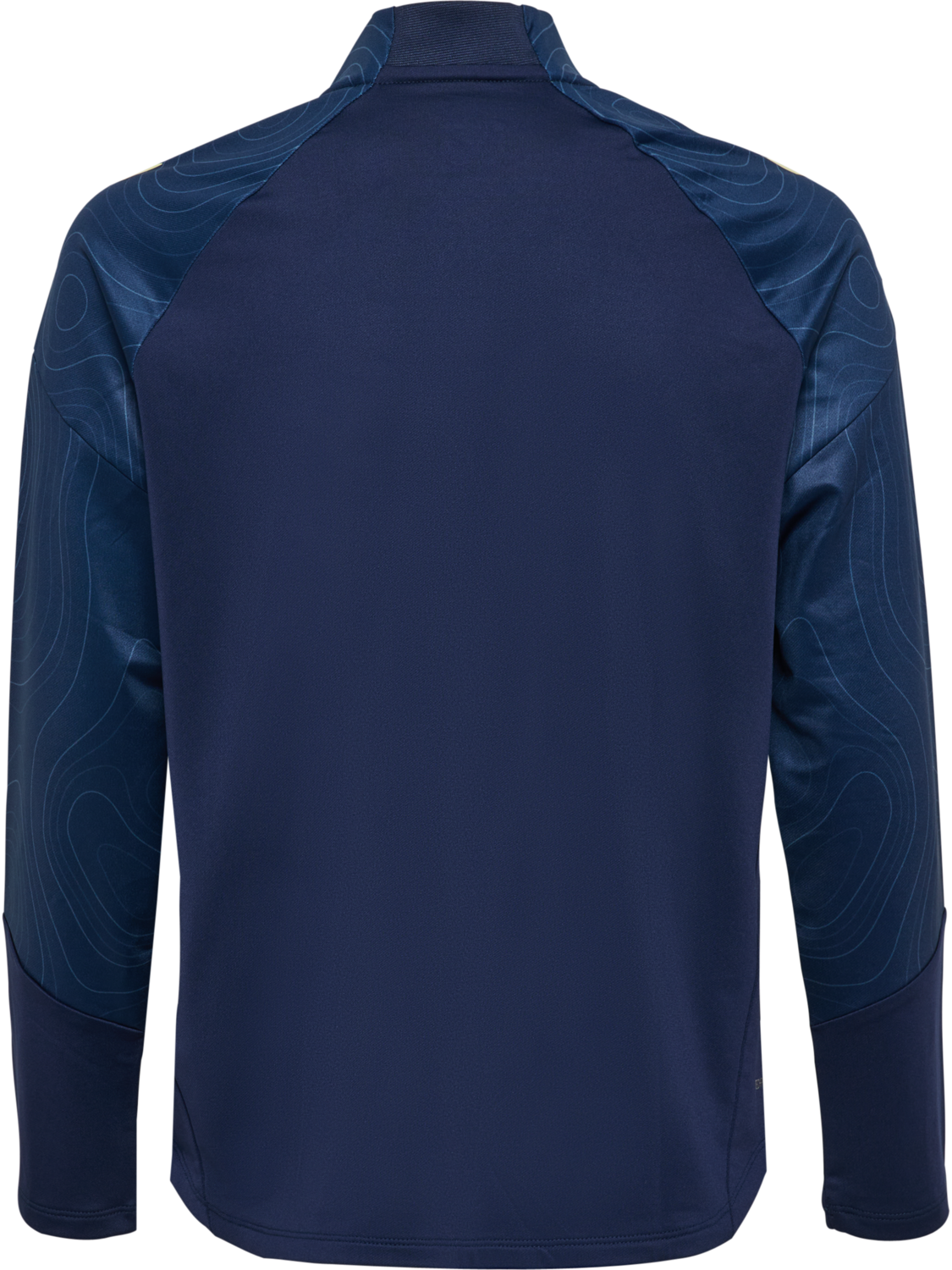 hmlBLAZE 2.0 TRAINING HALF ZIP KIDS, MARINE/SHADOW LIME, packshot