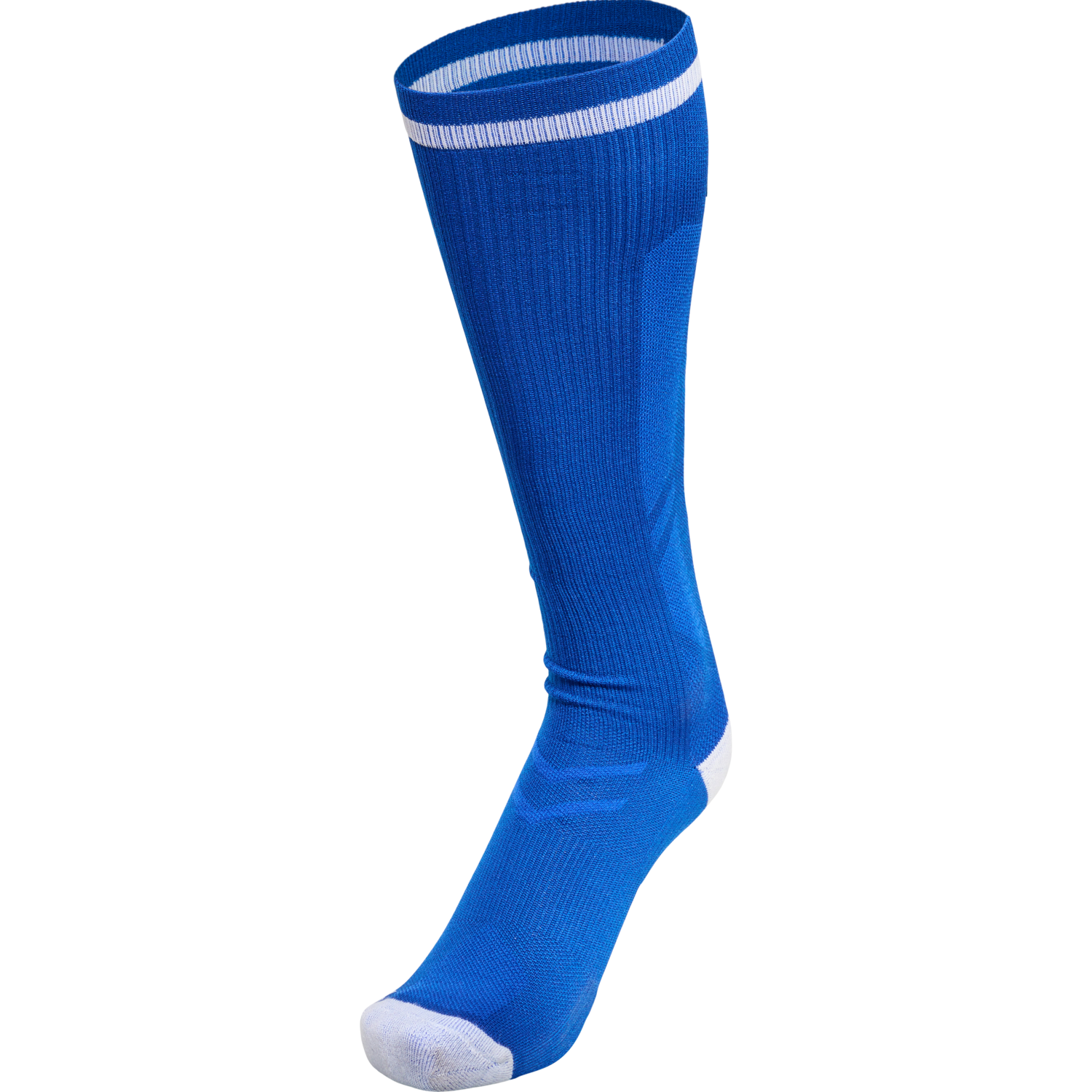 ELITE INDOOR SOCK HIGH, TRUE BLUE/WHITE, packshot