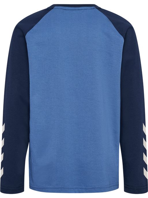 hmlJR LOGO T-SHIRT L/S, DUTCH BLUE, packshot