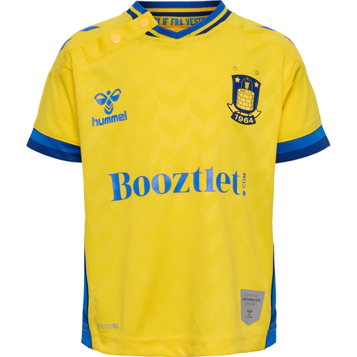 BRØNDBY 22/23 HOME MINI KIT, CYBER YELLOW, packshot