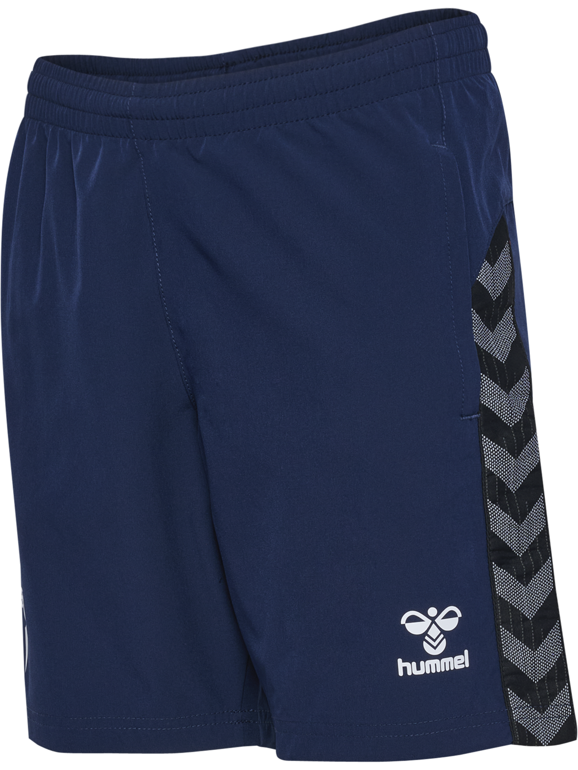 hmlAUTHENTIC WOVEN SHORTS KIDS, MARINE, packshot