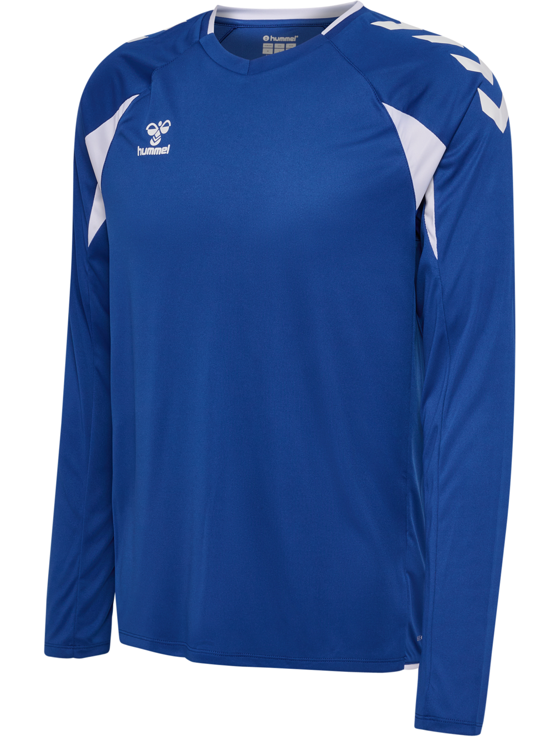 hmlCORE 2.0 JERSEY L/S, TRUE BLUE/WHITE, packshot
