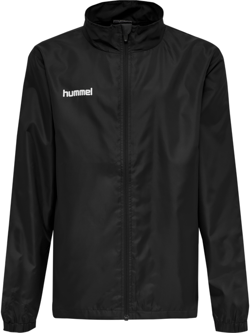 hmlPROMO RAIN JACKET KIDS, BLACK hmlPROMO RAIN JACKET KIDS, BLACK, packshot