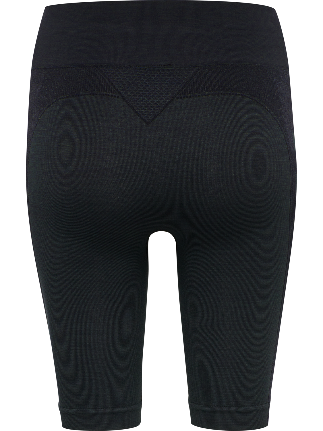 hmlCLEA SEAMLESS CYCLING SHORTS, BLACK MELANGE, packshot