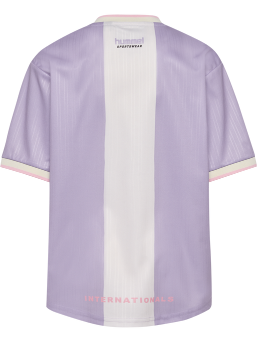 hmlJR LOOSE BALL  JERSEY S/S SET, LAVENDER, packshot