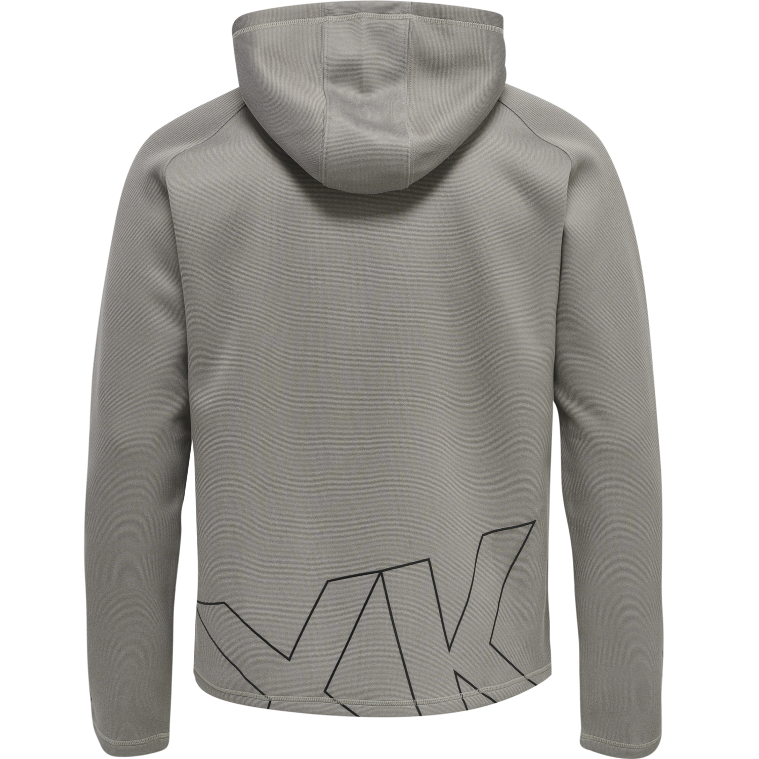 hmlCIMA XK HOODIE, GREY MELANGE, packshot