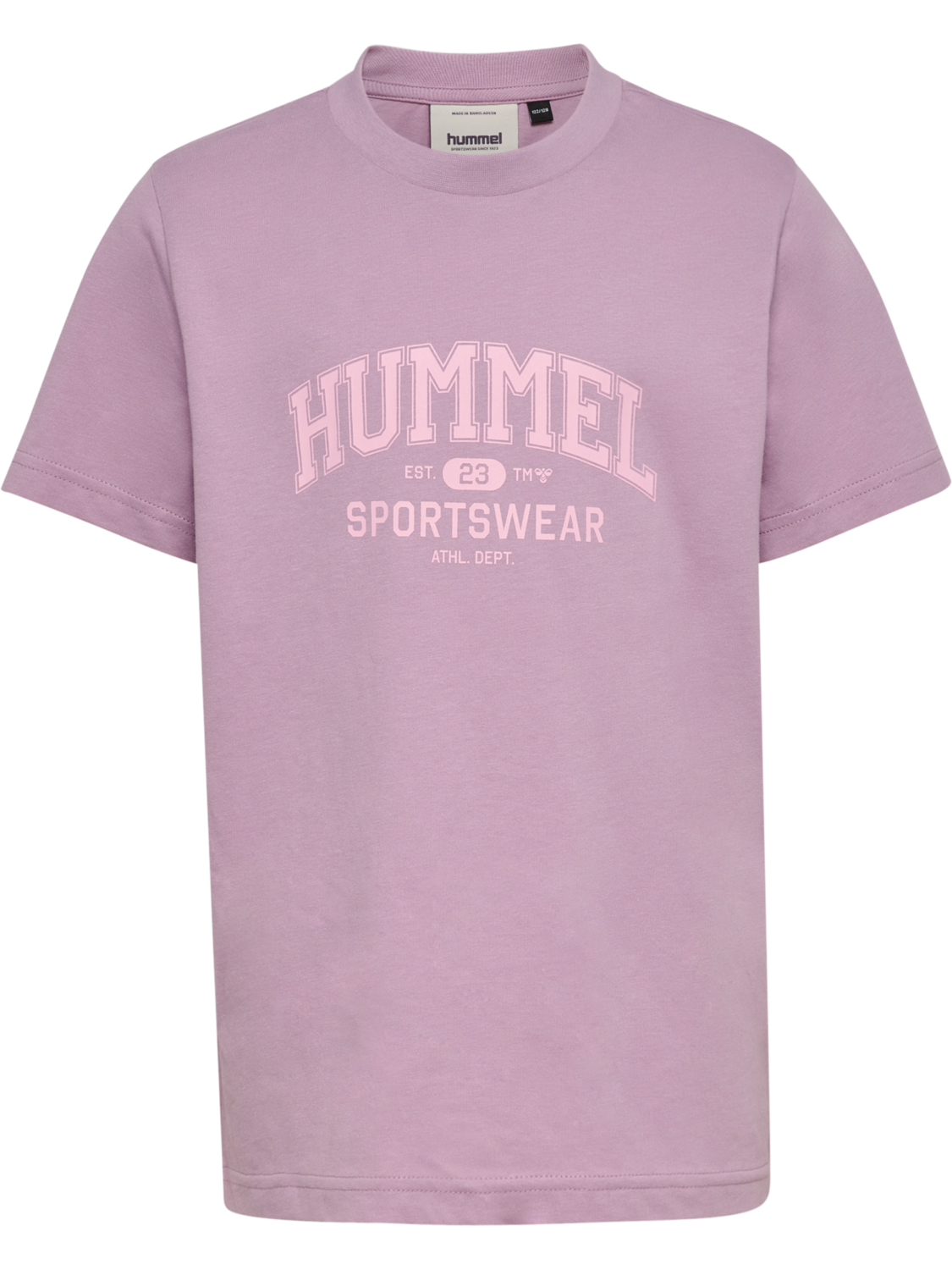 hmlJR REG GRAPHIC T-SHIRT S/S, LAVENDER MIST, packshot