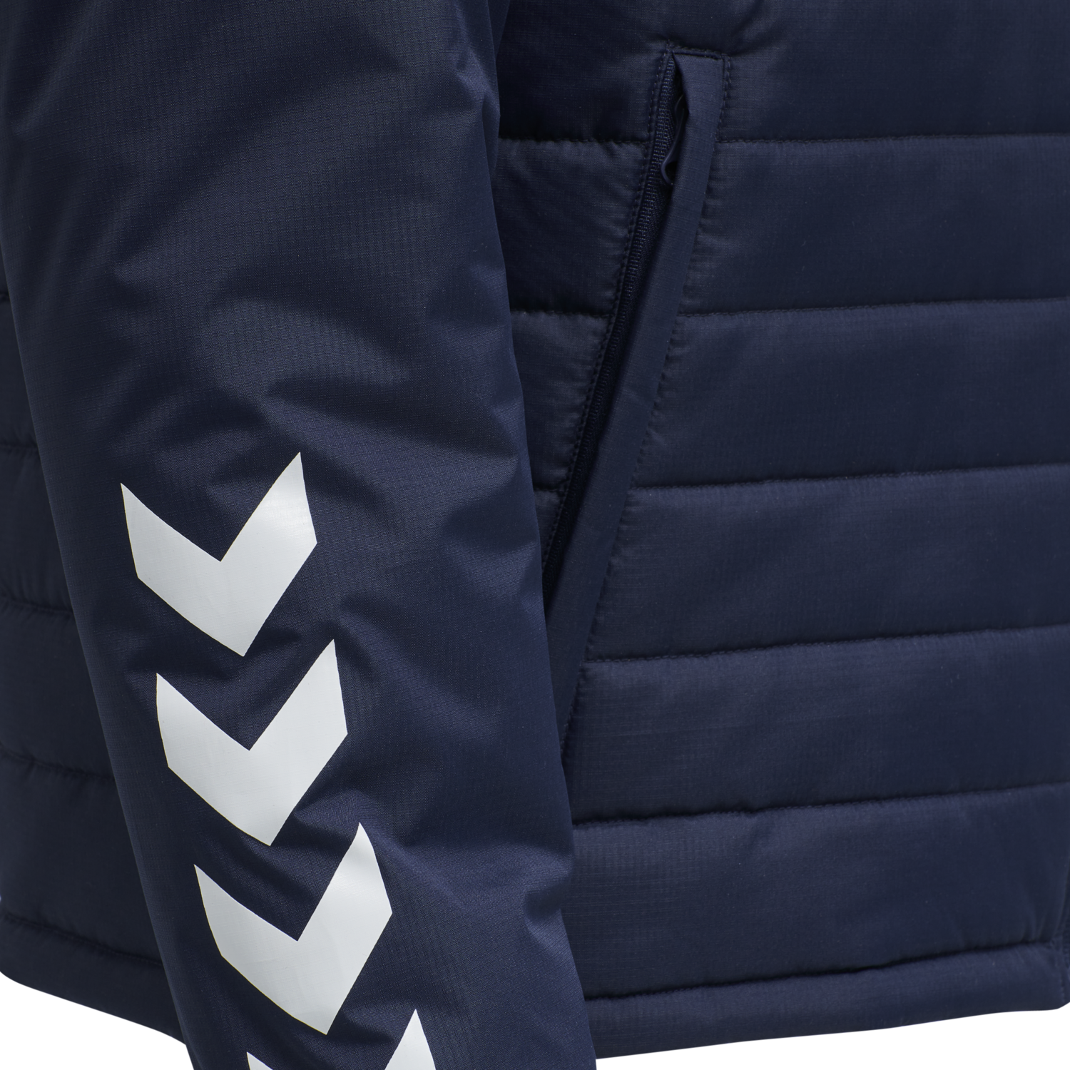 hmlPROMO SHORT BENCH JACKET, MARINE, packshot