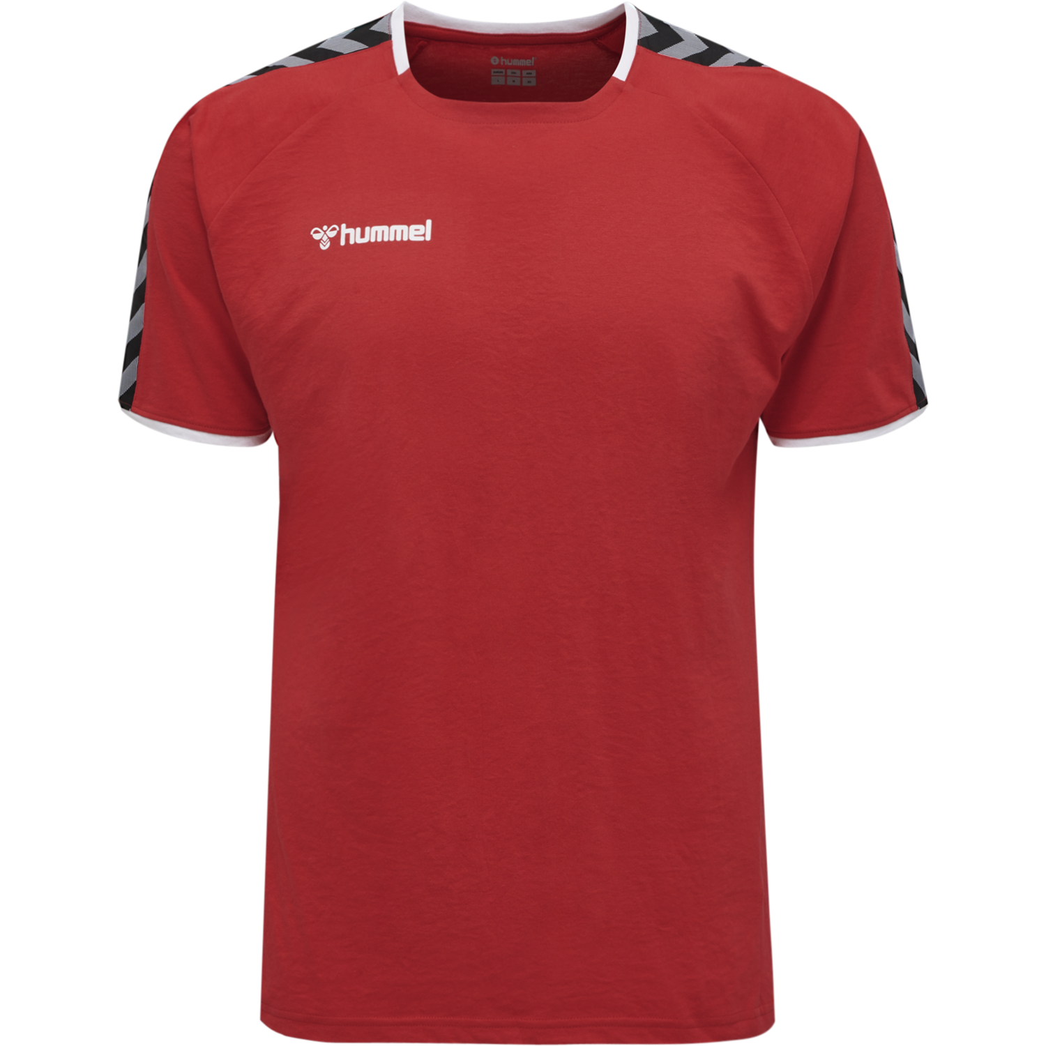 hmlAUTHENTIC TRAINING TEE, TRUE RED, packshot