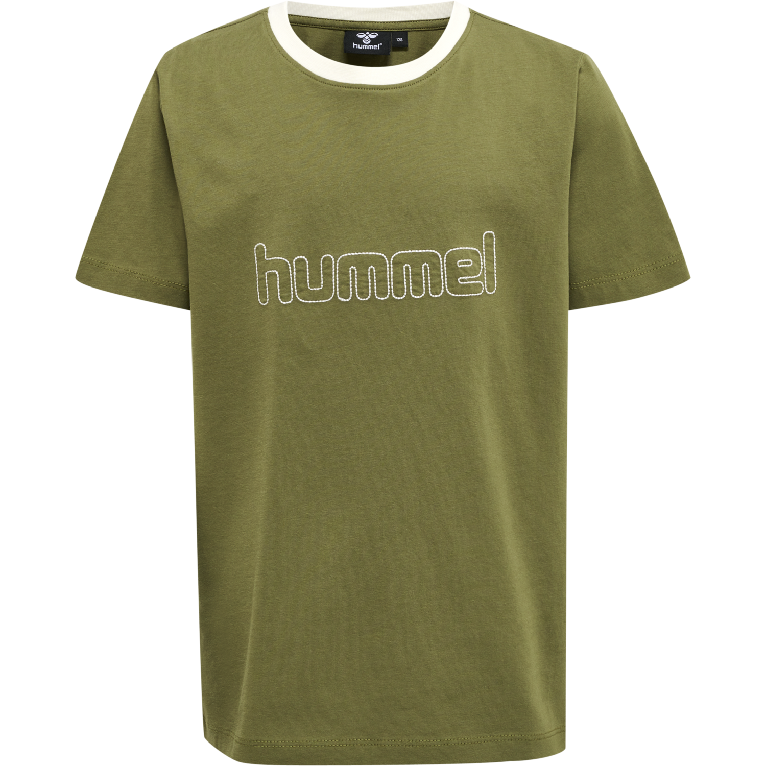 hmlCLOUD T-SHIRT S/S, OLIVE BRANCH, packshot