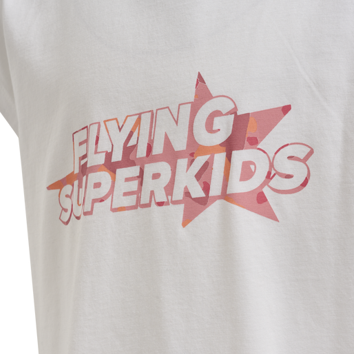 hmlFLYING DIEZ T-SHIRT S/S, BRIGHT WHITE, packshot