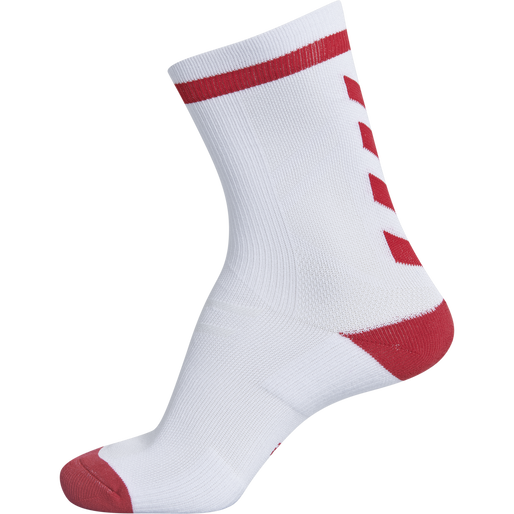 ELITE INDOOR SOCK LOW, WHITE, packshot