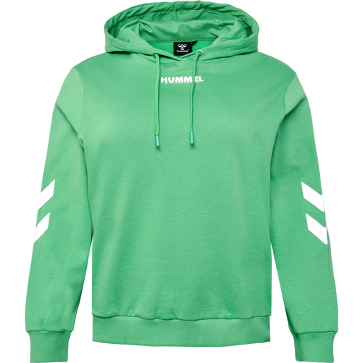 hmlLEGACY WOMAN HOODIE PLUS, GREEN SPRUCE, packshot