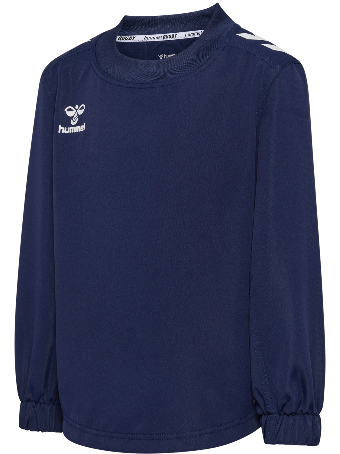 hmlRUGBY CONTACT TOP L/S KIDS, MARINE, packshot