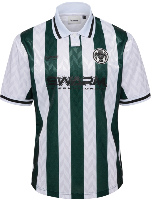 hmlLOOSE FOOTBALL JERSEY S/S, BLANC DE BLANC, packshot