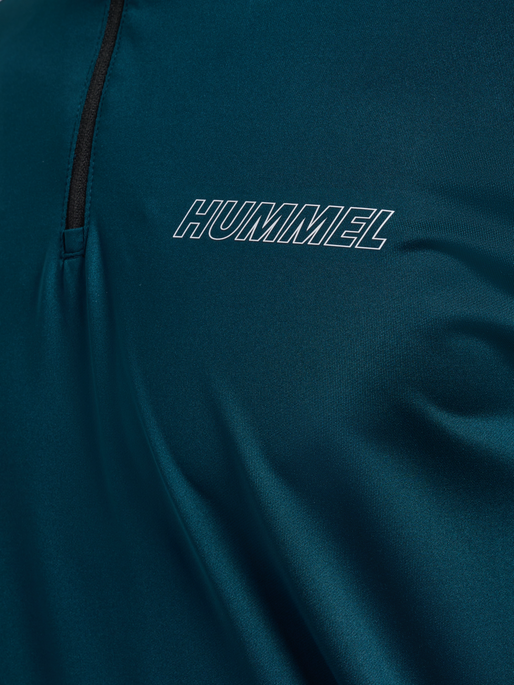 hmlTE STRENGTH PL HALF ZIP, REFLECTING POND hmlTE STRENGTH PL HALF ZIP, REFLECTING POND, packshot