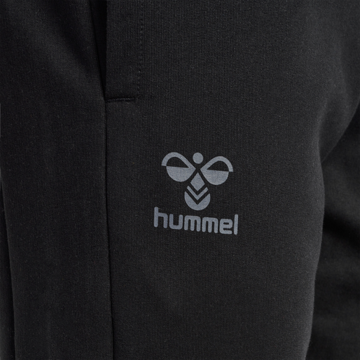 hmlOFFGRID COTTON PANTS WO, JET BLACK/FORGED IRON, packshot