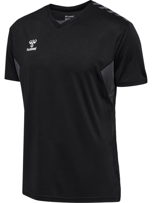 hmlAUTHENTIC PL JERSEY S/S, BLACK, packshot