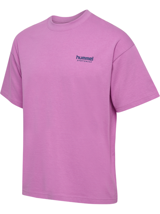 hmlLOOSE T-SHIRT S/S HEADBALL, VIOLET, packshot