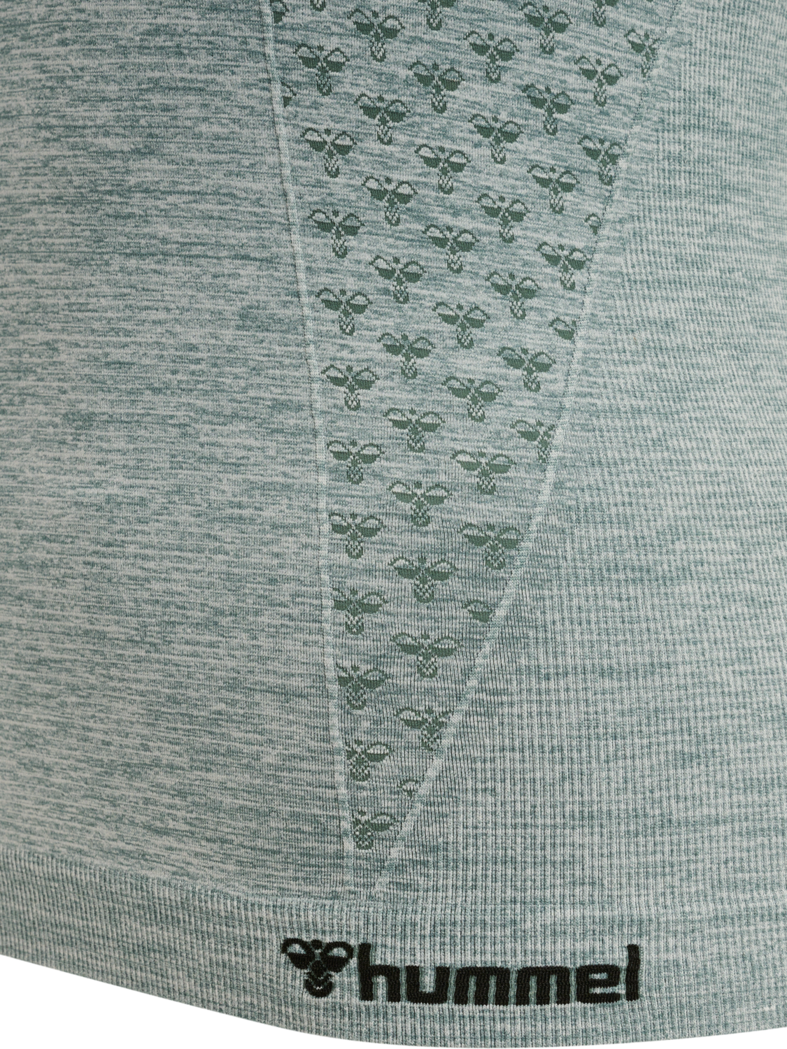 hmlCI SEAMLESS TOP, NORTH ATLANTIC MELANGE, packshot