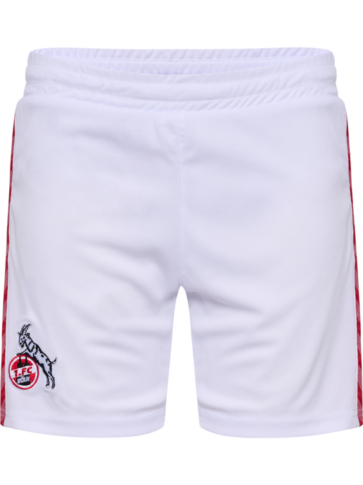 1FCK 23/24 HOME SHORTS KIDS, WHITE/TRUE RED, packshot