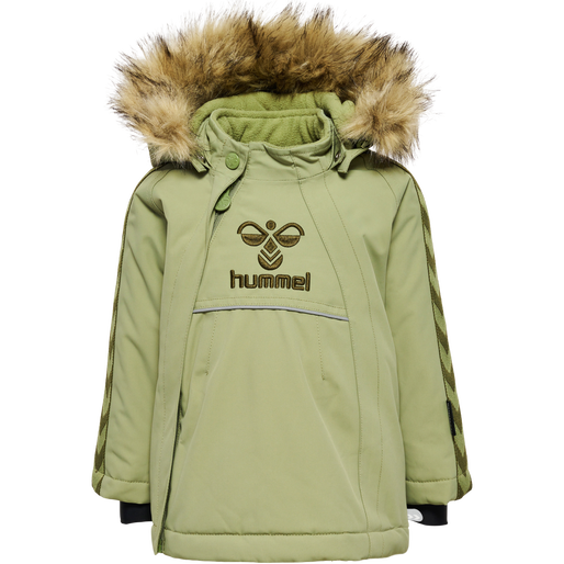 hmlJESSIE TEX JACKET, OIL GREEN hmlJESSIE TEX JACKET, OIL GREEN, packshot
