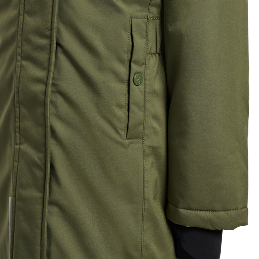 hmlALMA TEX COAT, OLIVE NIGHT, packshot