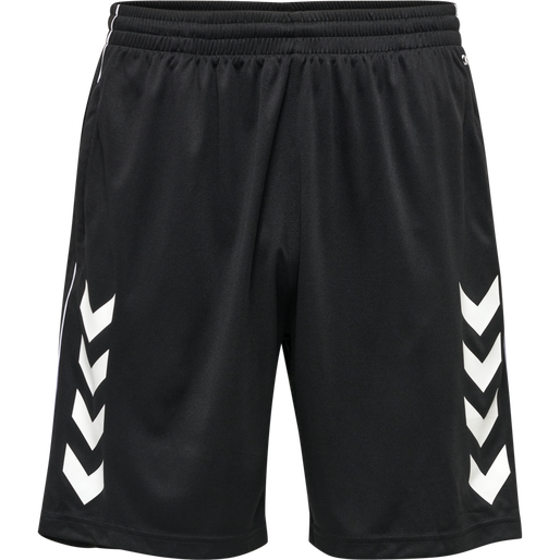 hmlCORE XK POLY COACH SHORTS, BLACK, packshot