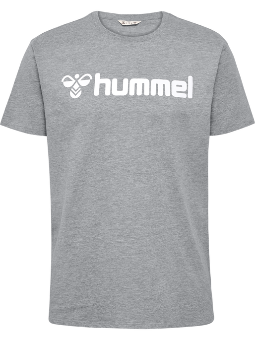 hmlGO 2.0 LOGO T-SHIRT S/S, GREY MELANGE, packshot