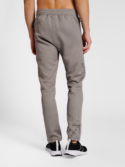 hmlCIMA XK PANTS, GREY MELANGE, model