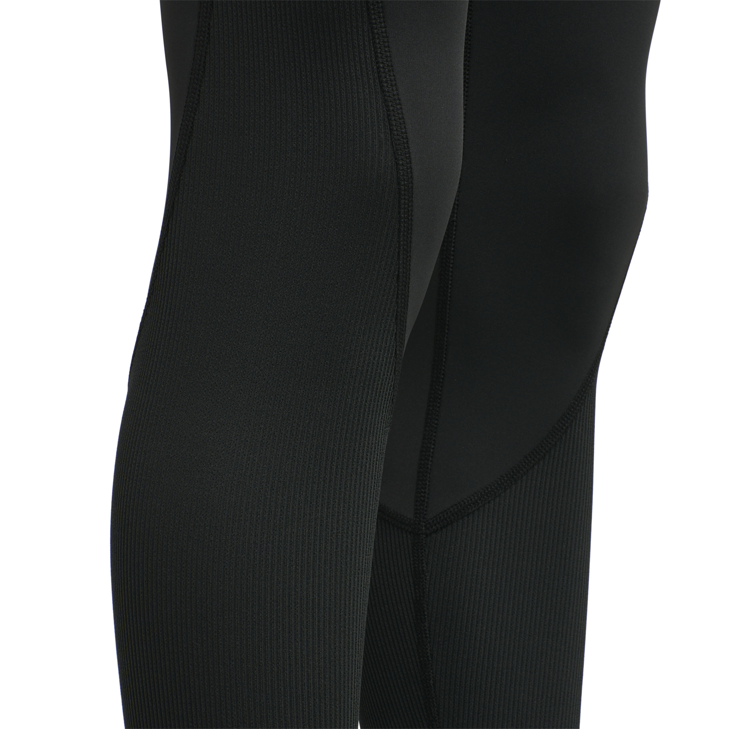 hmlJADA MID WAIST TIGHTS, BLACK, packshot