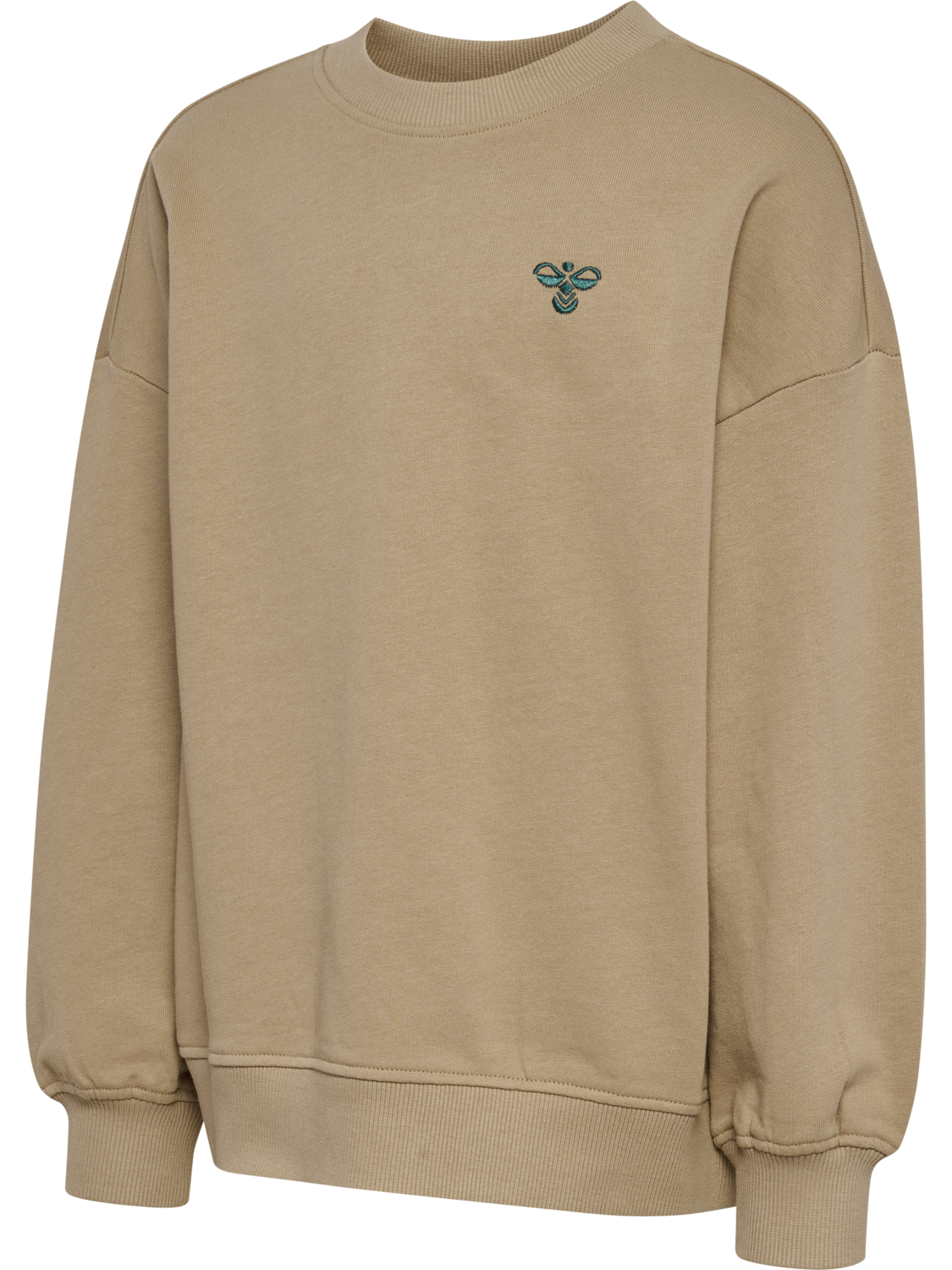 hmlJR JUMP BOXY SWEATSHIRT, SILVER MINK, packshot