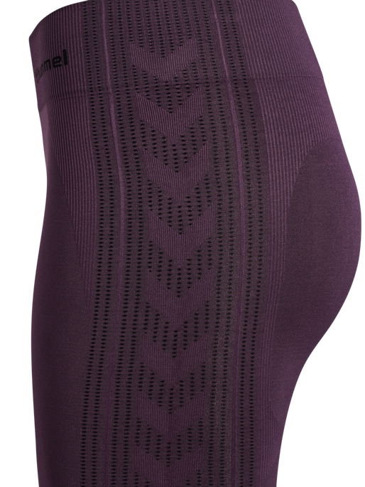 hmlMT SHAPING SEAMLESS MW TIGHTS, PLUM PERFECT hmlMT SHAPING SEAMLESS MW TIGHTS, PLUM PERFECT, packshot