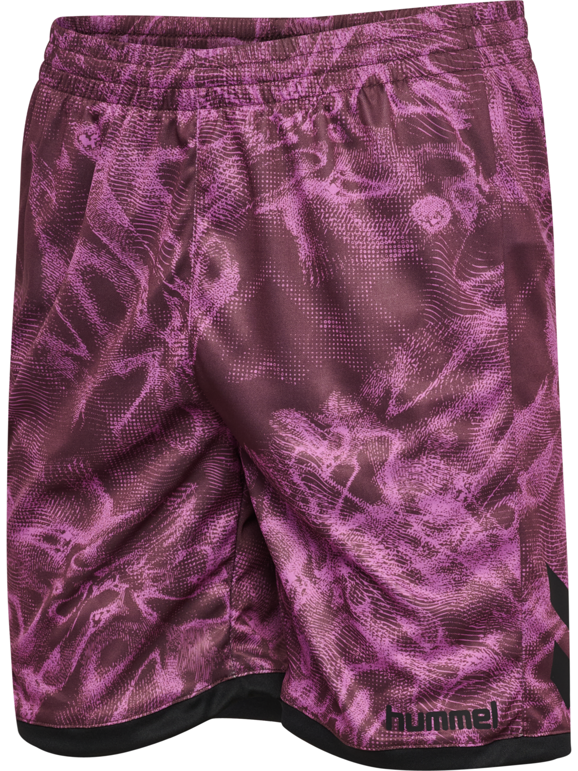 hmlBLAZE CLUB26 GRAPHIC SHORTS KIDS, LIATRIS/HUCKLEBERRY, packshot