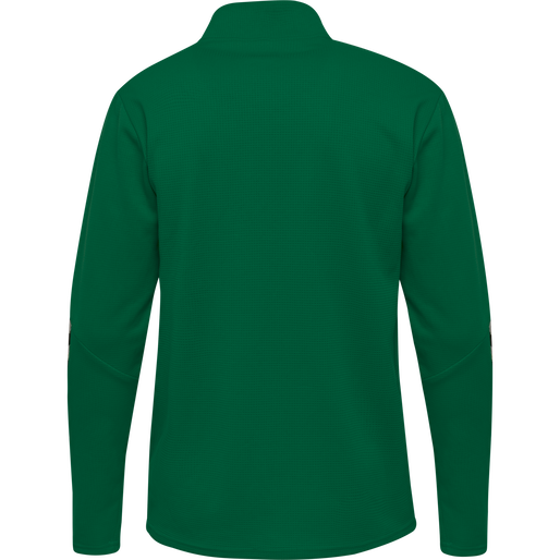 hmlAUTHENTIC HALF ZIP SWEATSHIRT, EVERGREEN, packshot