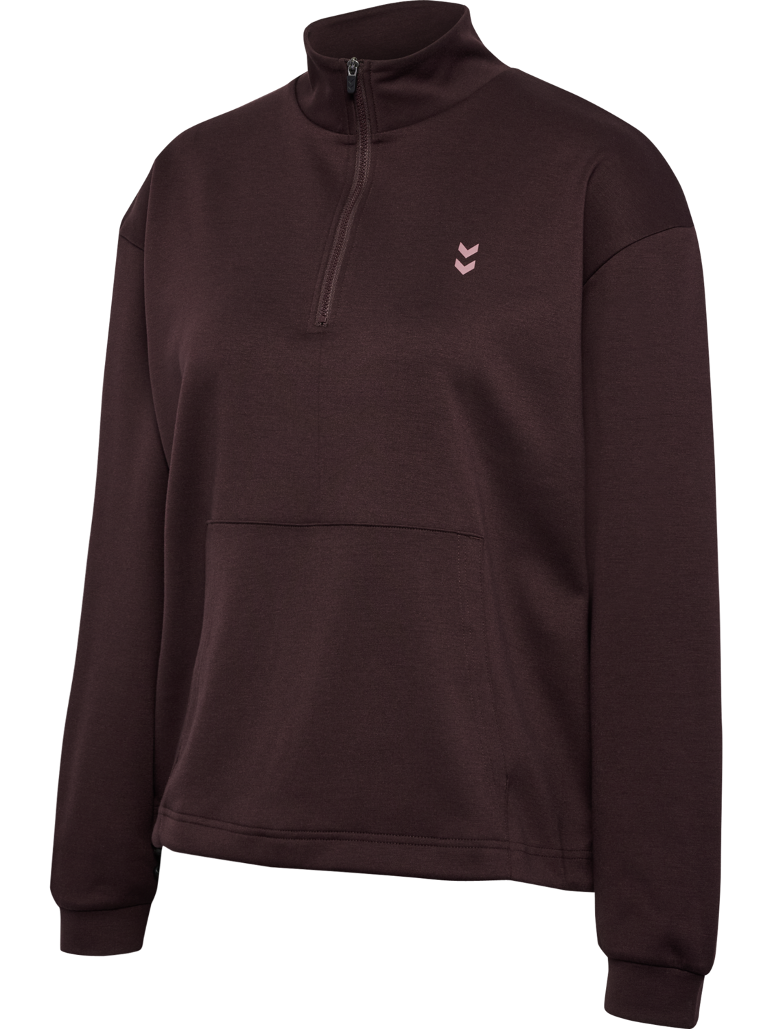 hmlYOGA SOFT HALFZIP W JACKET, FUDGE, packshot