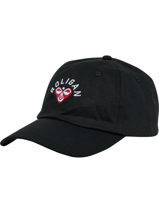 hmlROLIGAN COTTON CAP, BLACK hmlROLIGAN COTTON CAP, BLACK, packshot